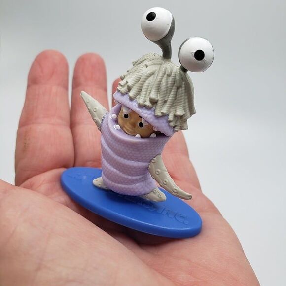 2 McDonalds Disney Monsters Inc Figures 2" Cake Topper Boo Randall Boggs Set - Picture 9 of 10